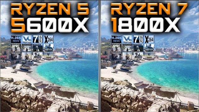 5600X VS 1800X