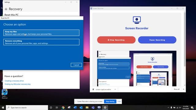 How to reset your PC to Factory default in Windows 10