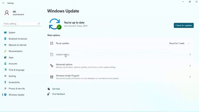 How to See Or Check Windows 11 Update History