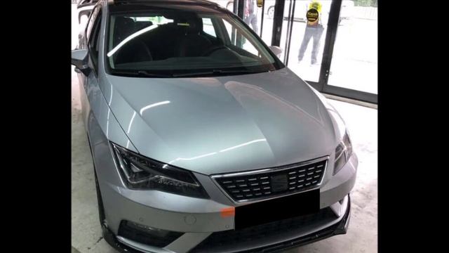 LIP SPOILER SOTTO PARAURTI ANTERIORE PER SEAT LEON 5F ABS NERO INSTALLAZIONE