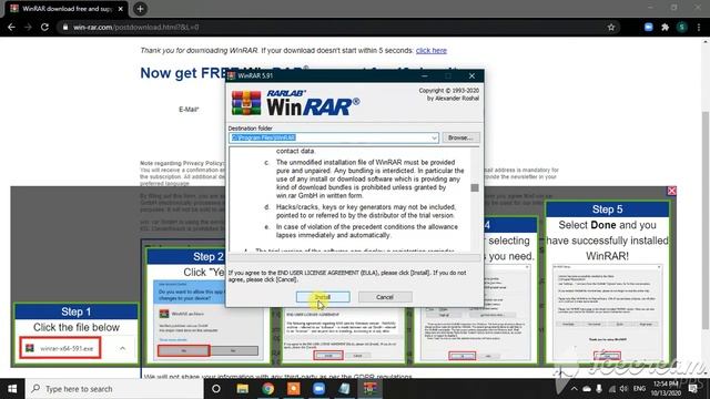 How to Download Winrar for extracting files