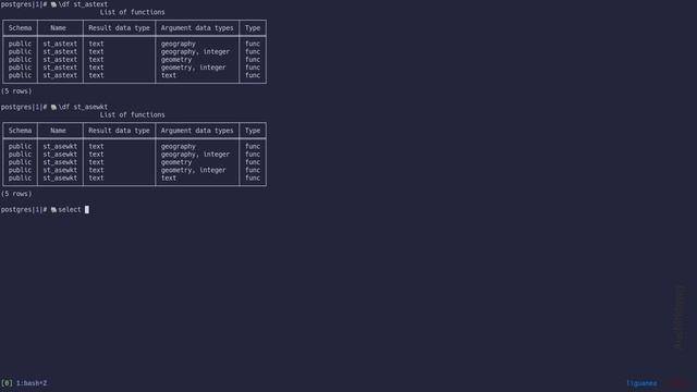 PostGIS Function of the Week | Episode #20 | st_astext/st_asewkt