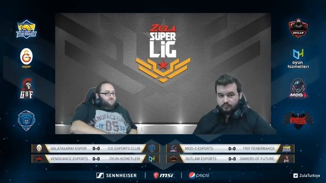 ZULA SÜPER LİG 3.HAFTA 1.GÜN KARŞILAŞMALARI/ GALATASARAY ESPOR vs ICE ESPORTS CLUB