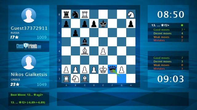 Chess Game Analysis: Nikos Gialketsis - Guest37372911 : 1-0 (By ChessFriends.com)