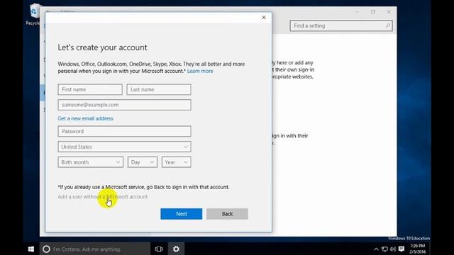 How to add user on Windows 10