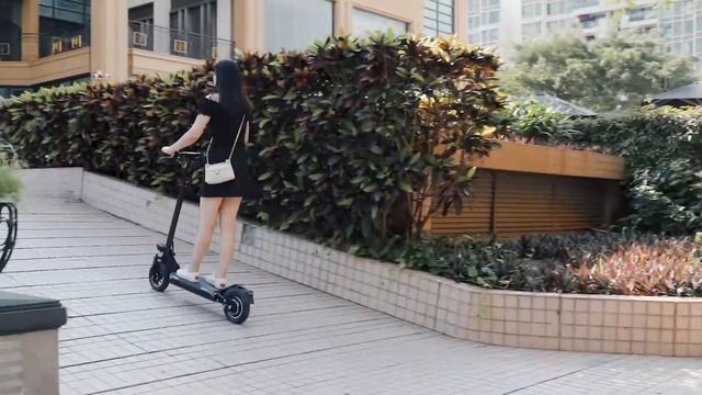 iX4 Electric Scooter 10 inch Pneumatic Tire Speed 45km/h Battery 12.8Ah Motor 600W for Adult