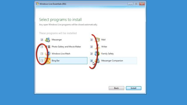 windows live messenger simple install closer