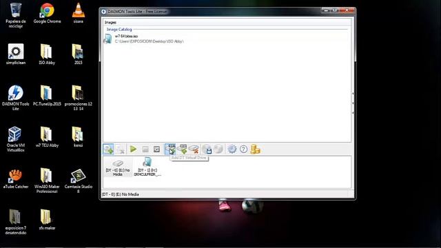 Montar una unidad virtual con daemon tools lite