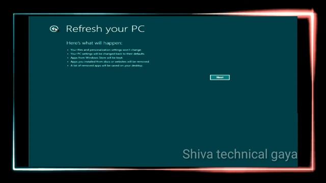 Repair Windows 8 using Automatic Repair shiva Technical Gyan