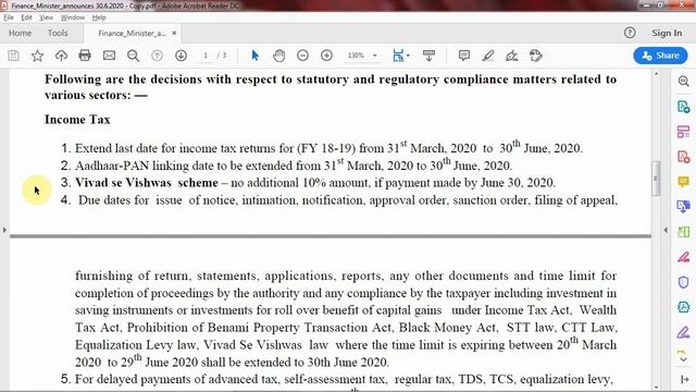 Which tasks of Income Tax must be Complete till 30/06/2020 Iआयकर का ये सब कार्य 30 JUNE तक निबटा ले