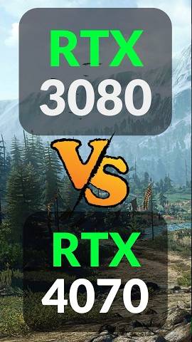 RTX 3080 vs RTX 4070 in Games 1440p DLSS 2 vs 3 + Ray Tracing / Ryzen 7800X3D