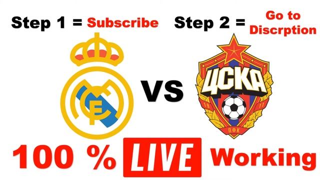 Real Madrid vs CSKA Moskva Live