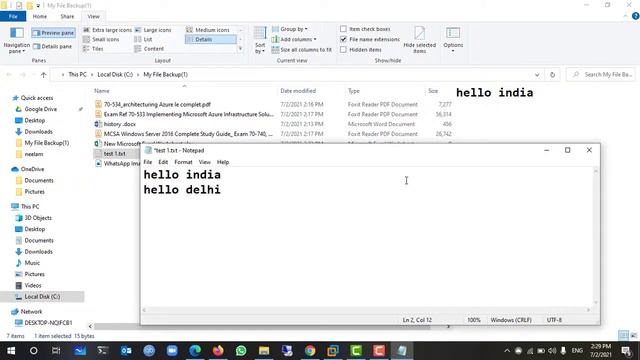 Windows 10 |   read files without open in windows 10