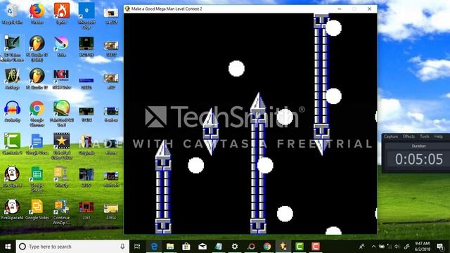 Let's Play Make A Good Megaman Level 2 - Part 46 (Vs. Christmas Man and Mouse Cursor)