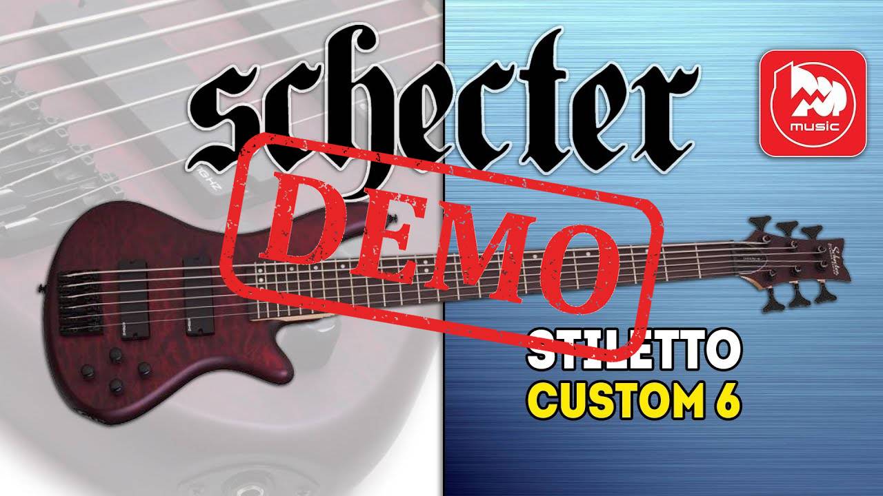 БАС-ГИТАРА SCHECTER STILETTO CUSTOM-6 VRS - демонстрация звучания