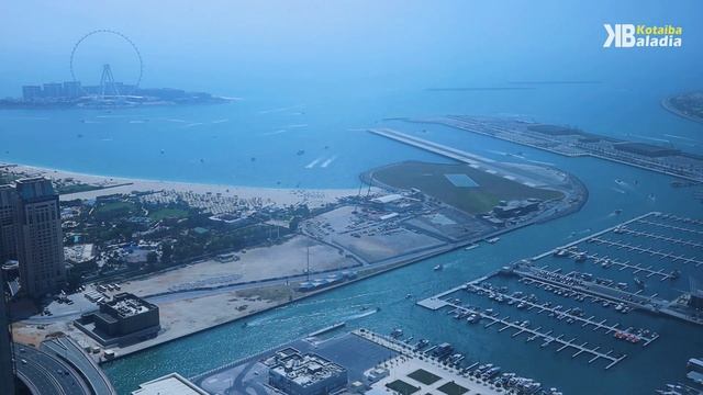 From My Room Window - Time lapse - Marina Towers - Ain Dubai - Dubai - UAE - Canon M50 Mark II - دب