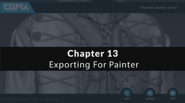 14、Exporting for Painter