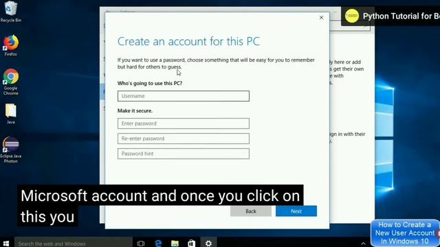 How do to Create a New User Account in Window 10 || #idatechnologyinstitute