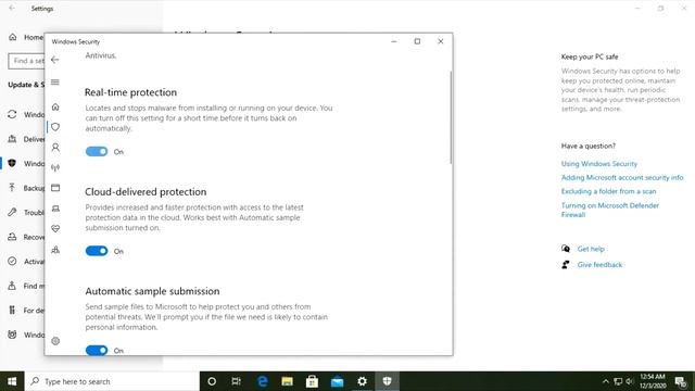 Windows Defender Disable or Enable ||  Windows Security