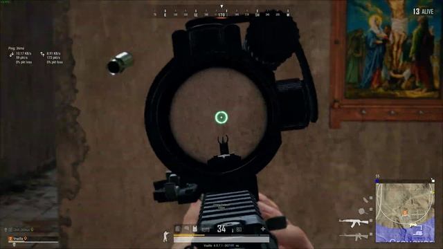 PUBG [FPP Duo] - Caught in a house late game, sometimes that work out