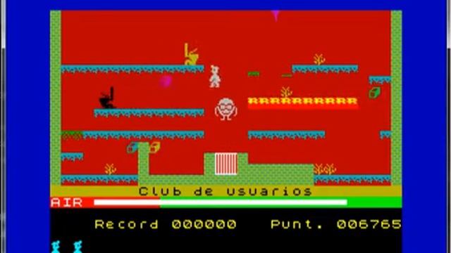 Manic Miner - ZX Spectrum - emulador ASCD 1.00 - probado Windows 7 x64