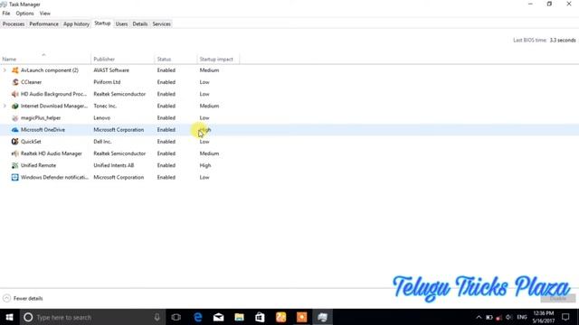 Increase Windows Boot time speed - Telugu Tricks Plaza