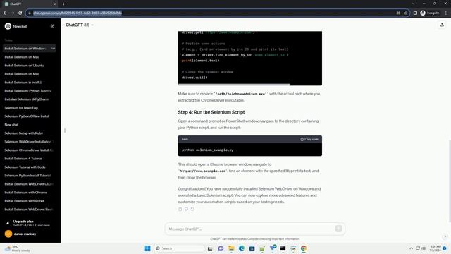 install selenium webdriver on windows