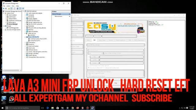 LAVA A3 MINI FRP UNLOCK HARD RESET EFTN TOOL 2021
