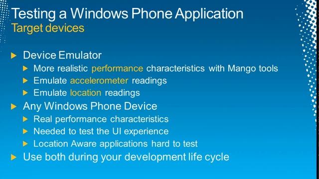 Tech·Ed North America 2011 Understanding the Windows Phone Development Tools