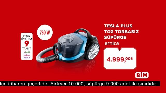 16 Şubat Aktüel | Airfryer, Süpürge | BİM