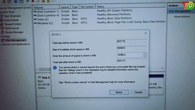How to create partition on Windows 10 after installation | partition on hard drives #Harddrivespart
