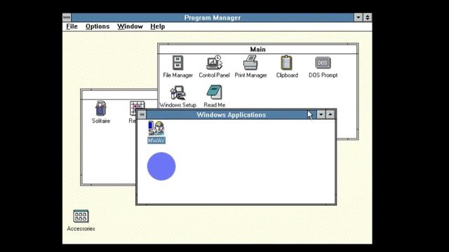 Mencoba Nenek Buyutnya Windows - Windows 3.0 Tahun 1990