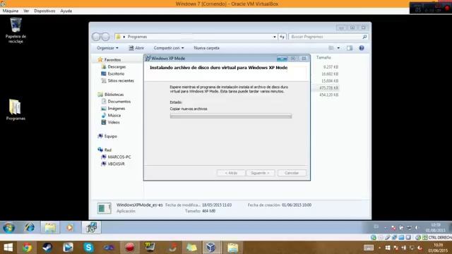 BP 5 8  PROCEDIMIENTO PARA INSTALAR Y USAR WINDOWS XP MODE EN WINDOWS 7