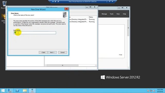 How to configure DNS server WINDOWS Server 2012R2