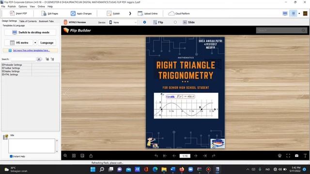 FLIP PDF TOOLS (GROUP 1 - PRACTICUM MATHEMATIC MEDIA)