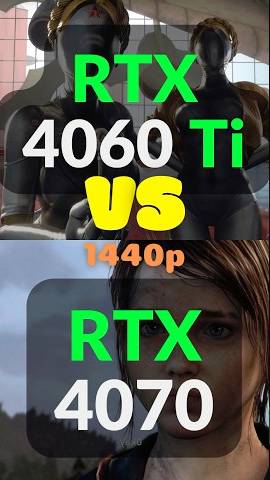 FPS? RTX 4070 vs 4060 Ti in 8 GAMES TEST 2023 in 1440p #rtx4070 #rtx4060ti #pcgaming