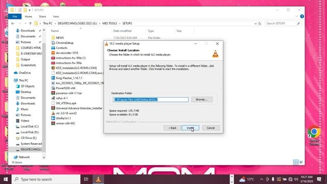 HOW TO INSTALL VLC MEDIA PLAYER ON WINDOWS 10 version 22h2