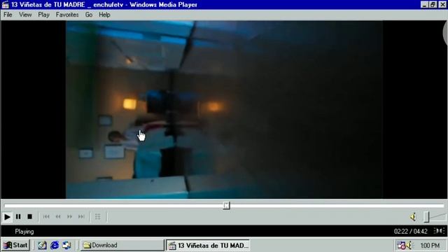 13 Viñetas de TU MADRE (Windows Media Player) Win 98 simulator