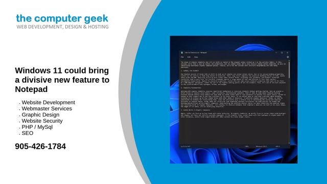 Windows 11 could bring a divisive new feature to Notepad