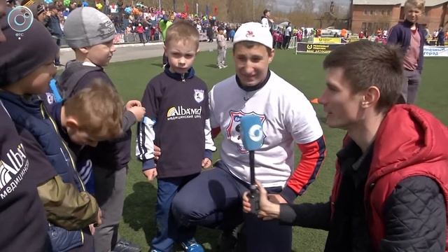 Турнир для самых юных футболистов "Кроха-бол" прошёл в Новосибирске