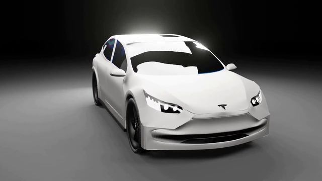 tesla 3d model