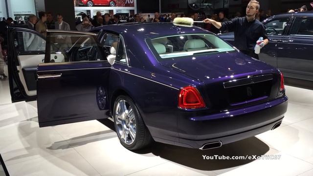 Mondial de l'Auto Paris 2014 - NEW 2016 PURPLE Rolls-Royce Ghost