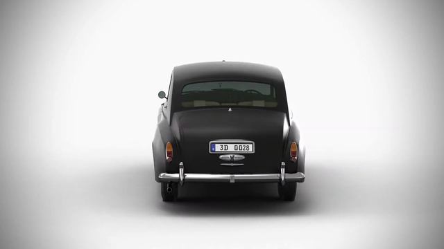 Rolls Royce Phantom Park Ward Limousine 1963 3D Model