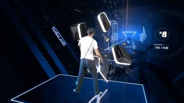 Beat Saber - What I Like - Timbaland (Expert+) - Mixed Reality