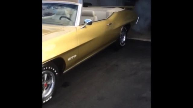 1970 Pontiac  GTO Convertible 4 speed manual 1 OF 887