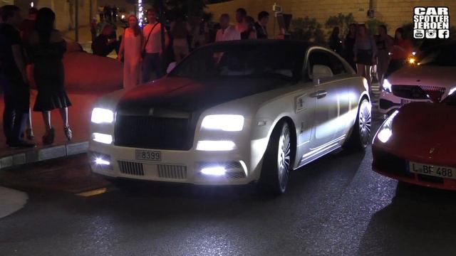 Rolls-Royce Mansory Wraith Series II driving in Monaco!