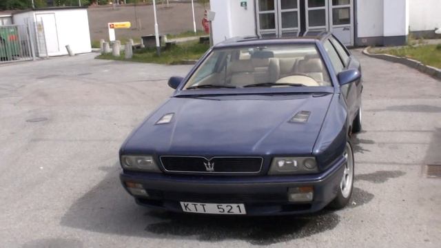 Maserati Ghibli II  Sera Blue 1994 For sale in HD.V6 Twin Turbo.2000CC.