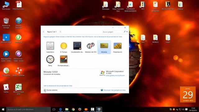 RECUPERAR LOS GADGETS DE WINDOWS - RECOVERING WINDOWS GADGETS