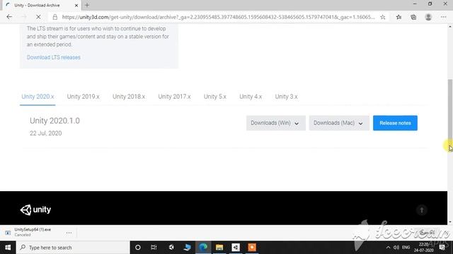How to install unity game engine