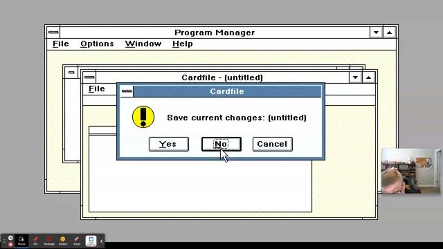 windows 3.0 old school hutchison